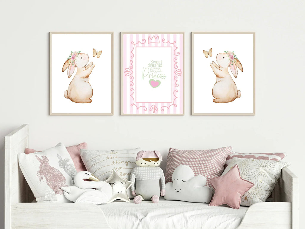 Sweet Dreams Little Princess Print | Kids Wall Art - Larosier Prints