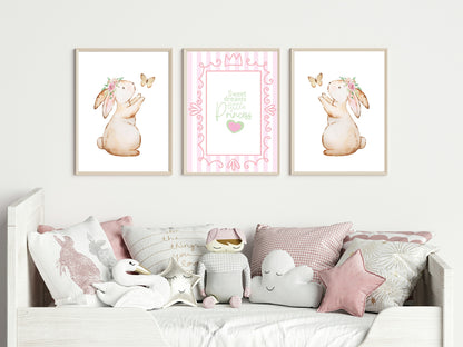 Sweet Dreams Little Princess Print | Kids Wall Art