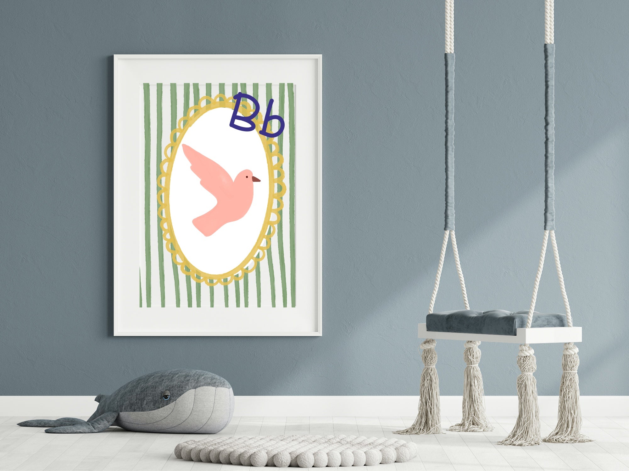 B Is For Bird Wall Art Print
