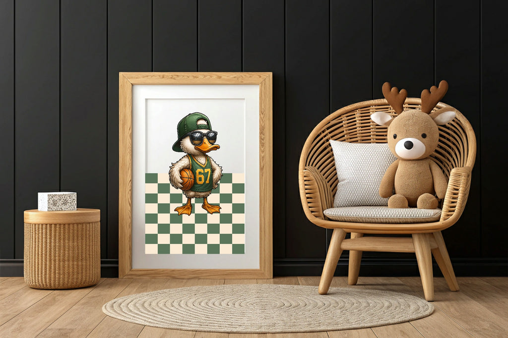 Duck Baller Wall Art Print