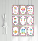 Pink Football Grounding Technique Poster | Emotional Support Tool Wall Art