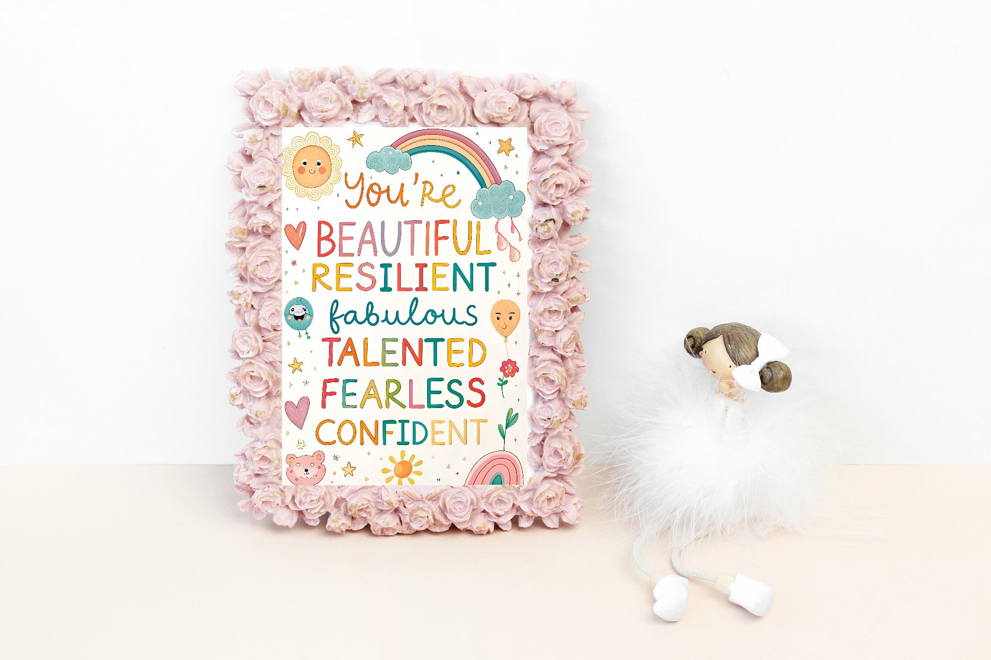 Positive Affirmations Print | Kids Wall Art