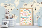 Positive Affirmations Print | Kids Wall Art