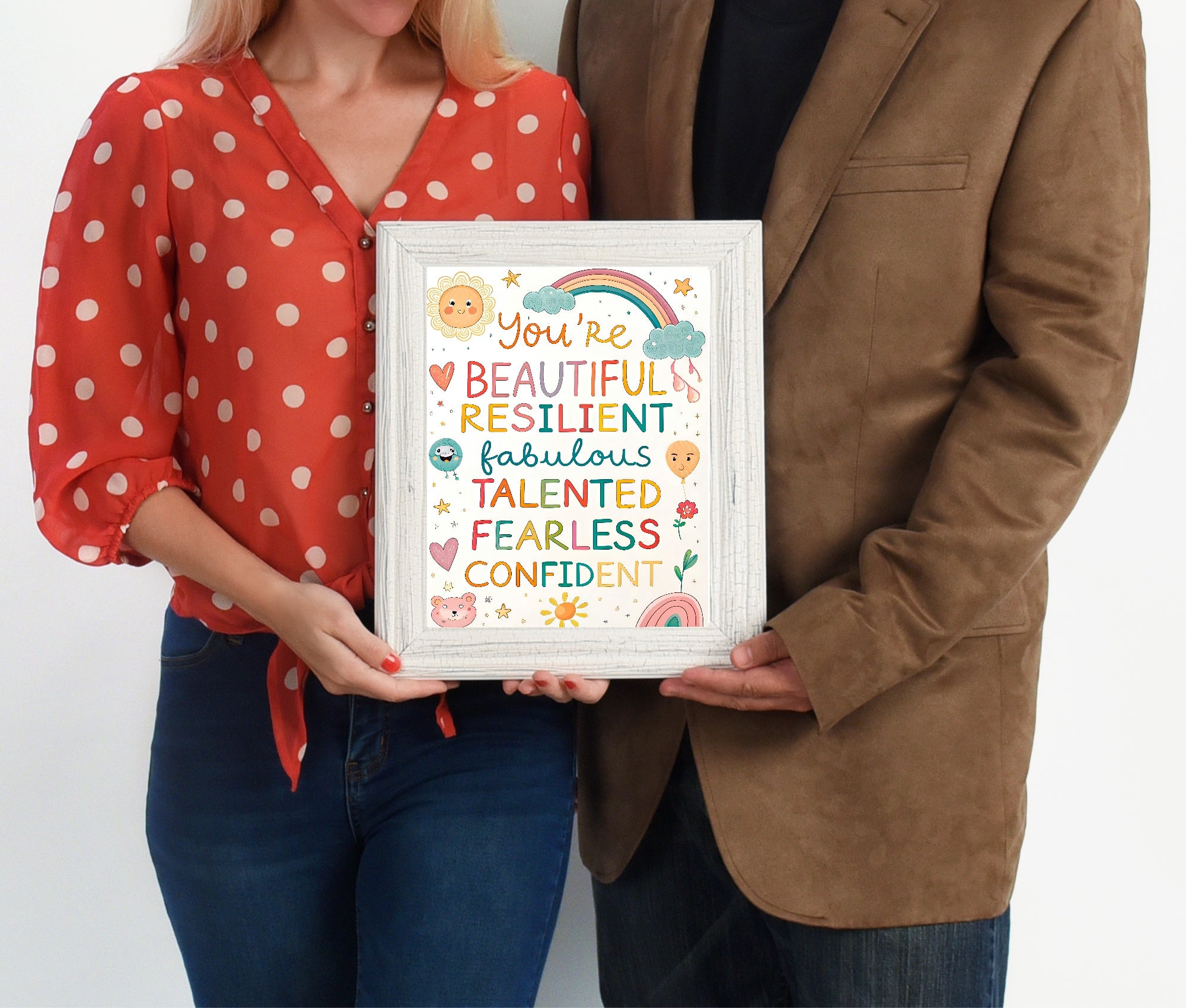 Positive Affirmations Print | Kids Wall Art