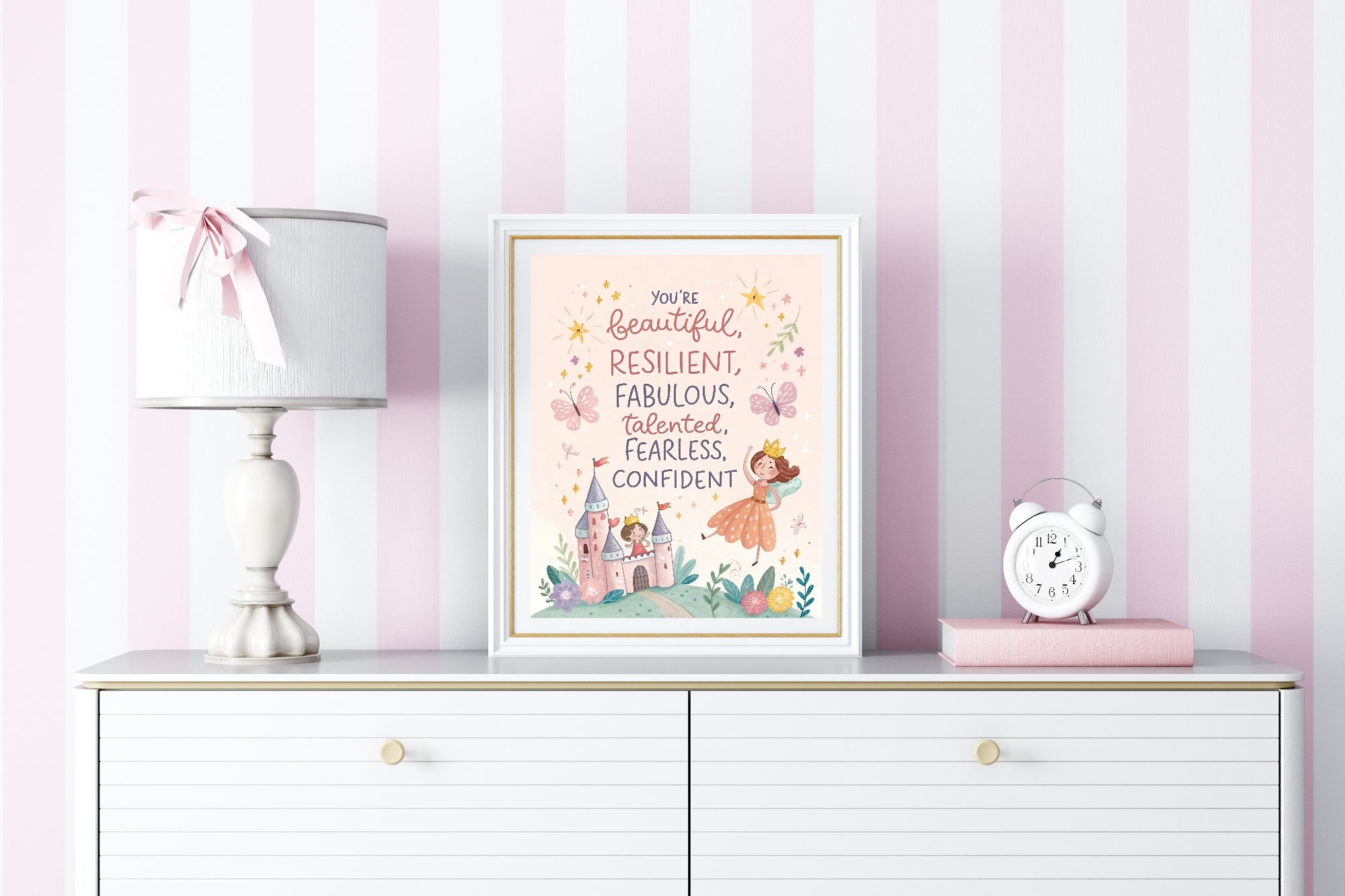 Fairy Positive Affirmations Print | Kids Wall Art