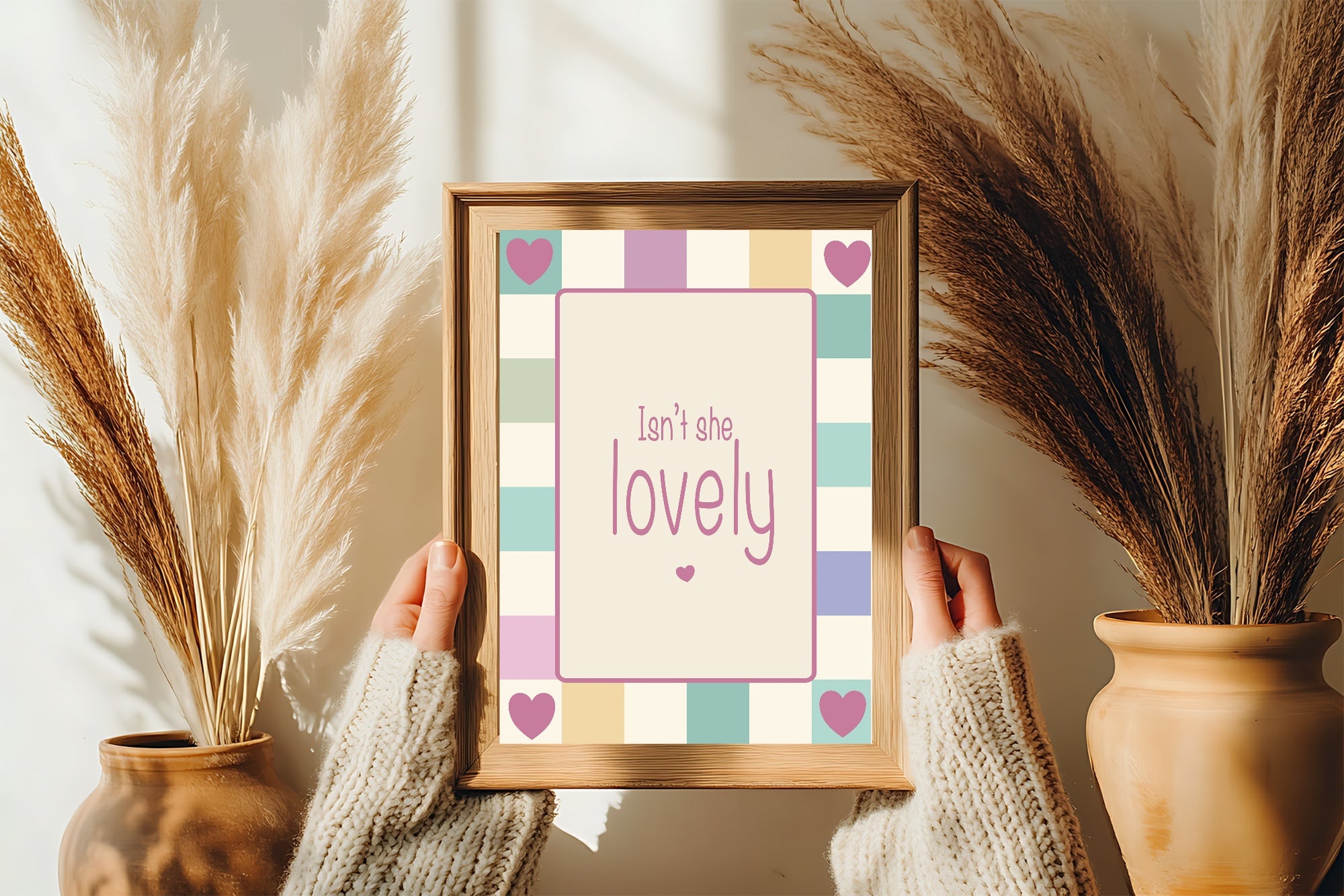 Isn't She Lovely Print | Positive Wall Art