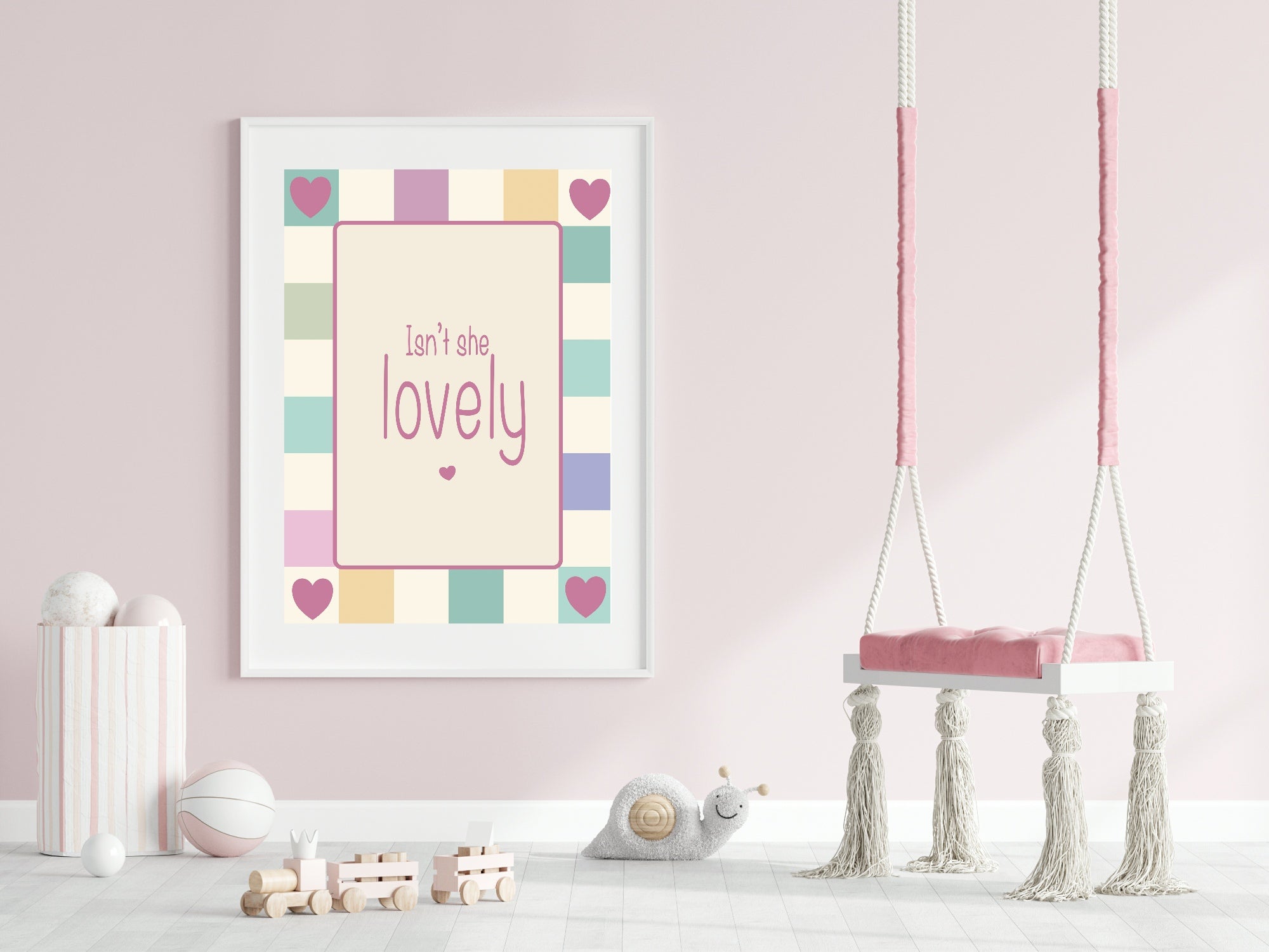 Isn't She Lovely Print | Positive Wall Art