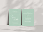 Pastel Swiped Right Engagement Party Invitations | Colour Options | Pack of 10
