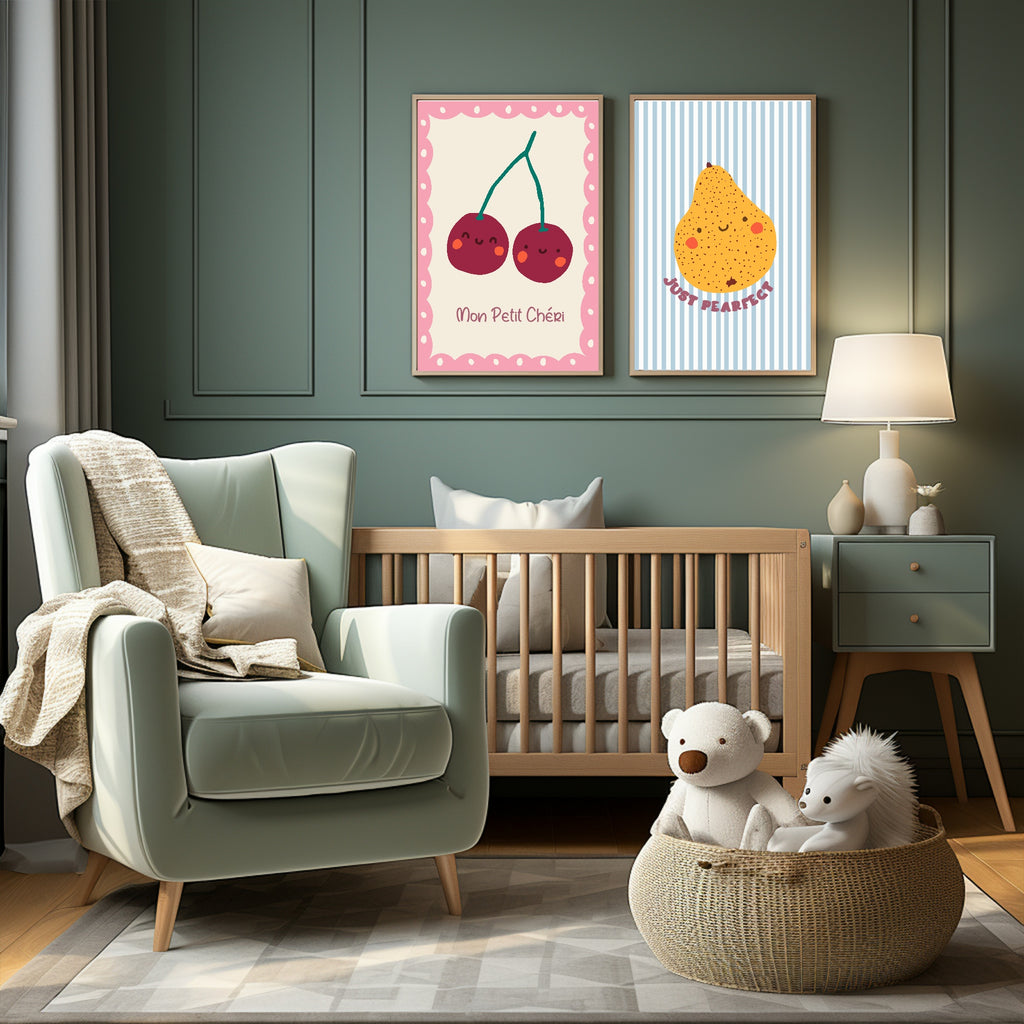 Just Pearfect Wall Art Print