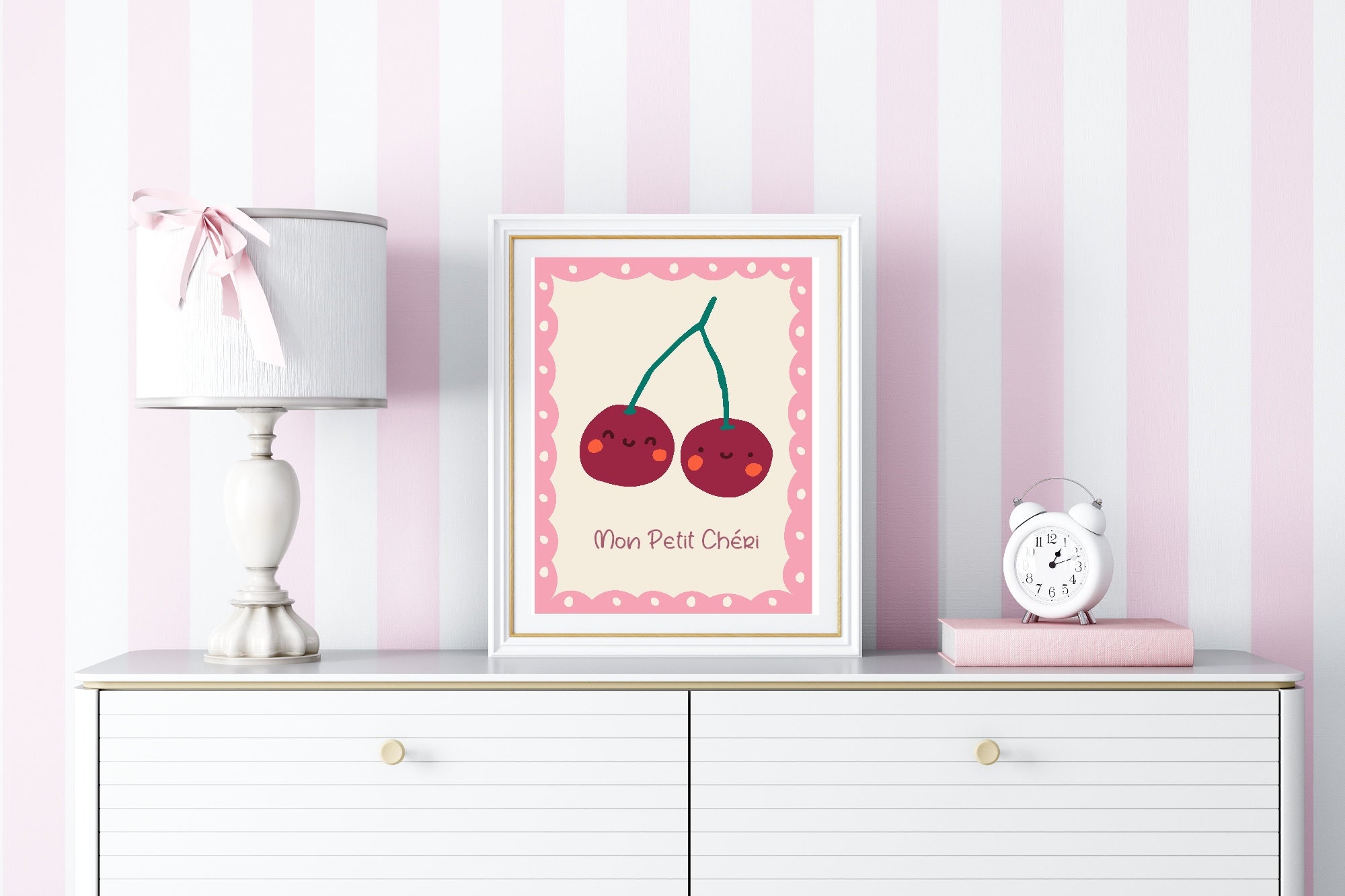Mon Petit Cheri Wall Art Print