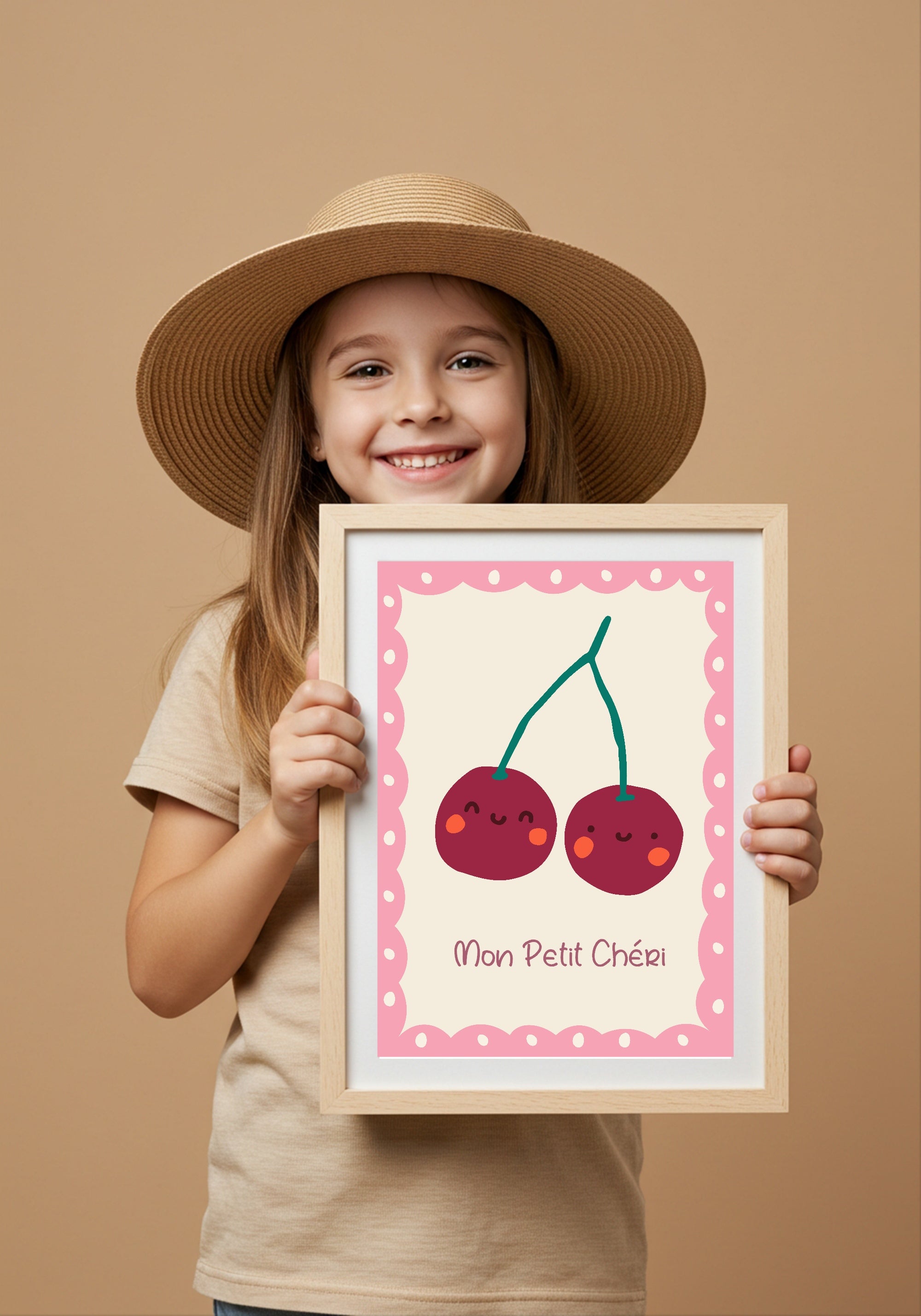 Mon Petit Cheri Wall Art Print