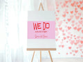 We Do Funny Engagement Welcome Party Sign - Larosier Prints