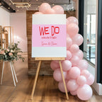 We Do Funny Engagement Welcome Party Sign - Larosier Prints