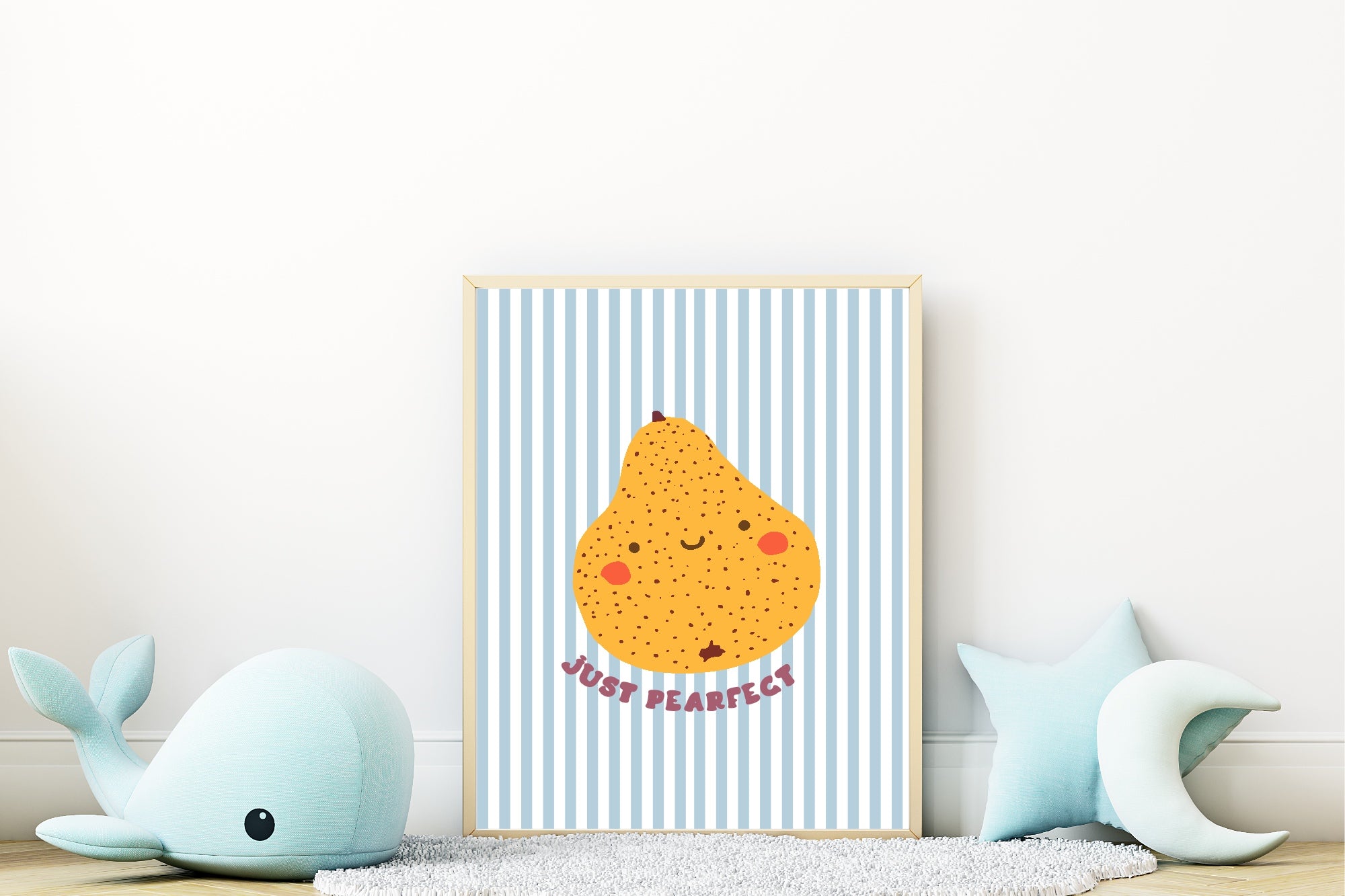 Just Pearfect Wall Art Print