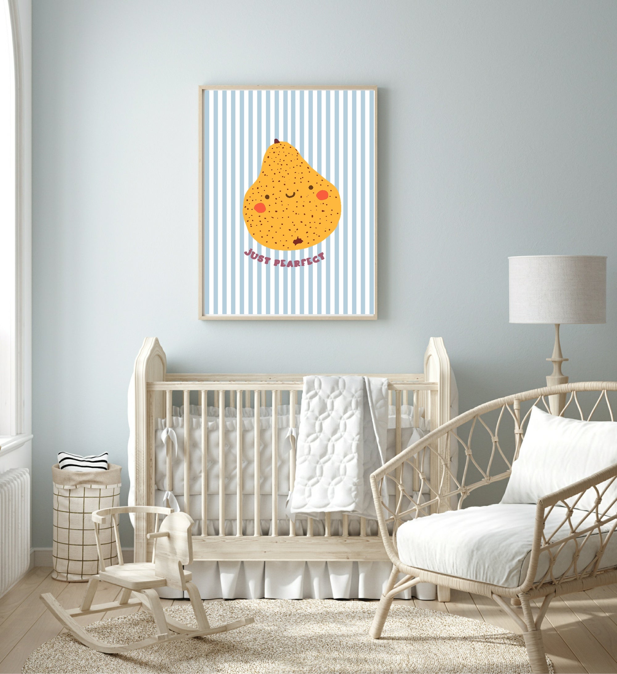 Just Pearfect Wall Art Print