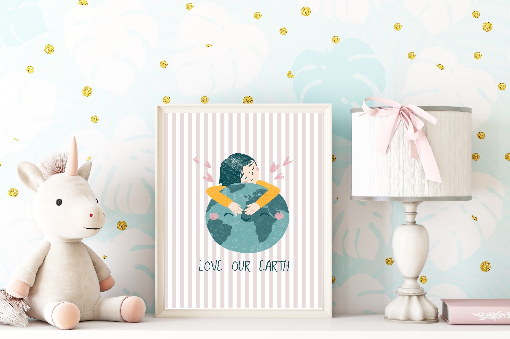 Love Our Earth Wall Art Print