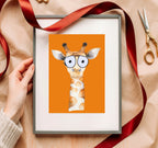 Personalised Emmie & Gillie Sunglasses Set of 3 Kids Prints | Nursery Wall Art