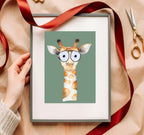Personalised Emmie & Gillie Sunglasses Set of 3 Kids Prints | Nursery Wall Art