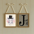 Personalised Smartly Dressed Emmie & Gillie Set of 3 Kids Prints