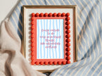 Going Outside Sarcastic Garden Wall Art Print