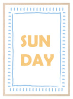 Sun Day Print | Playful Summer Wall Art
