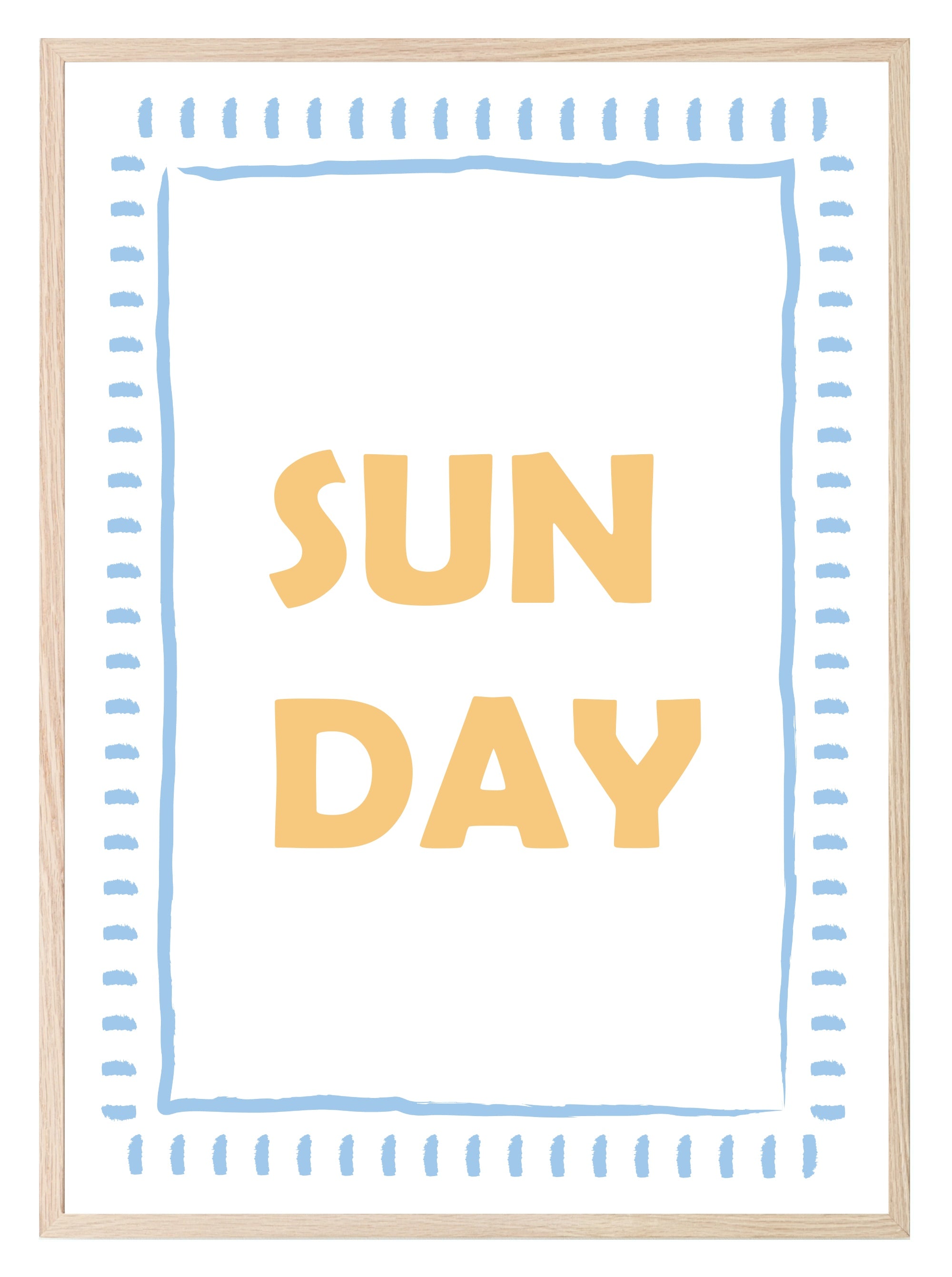Sun Day Print | Playful Summer Wall Art