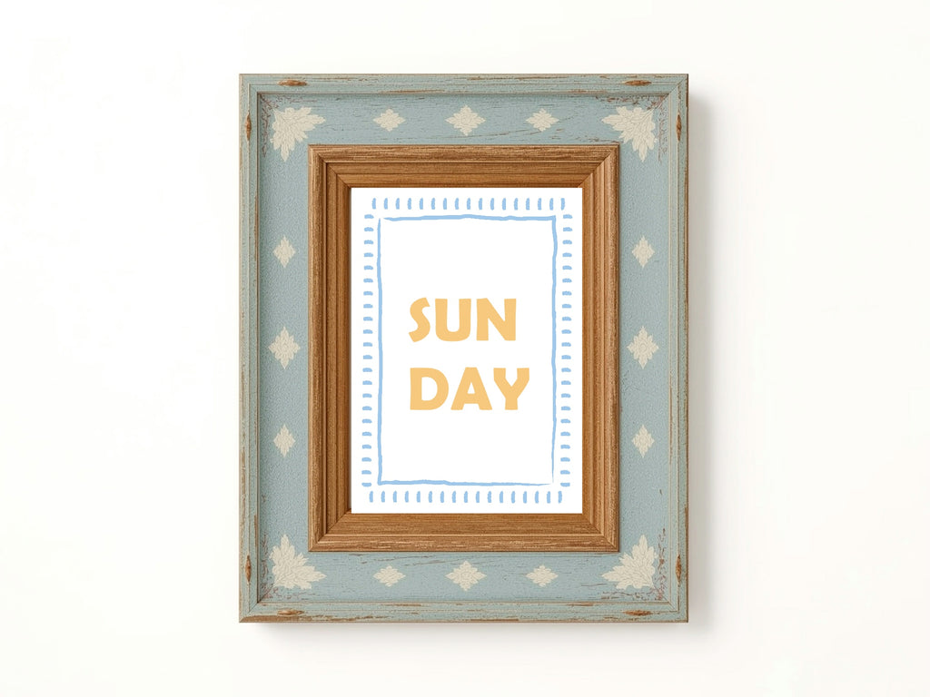 Sun Day Print | Playful Summer Wall Art