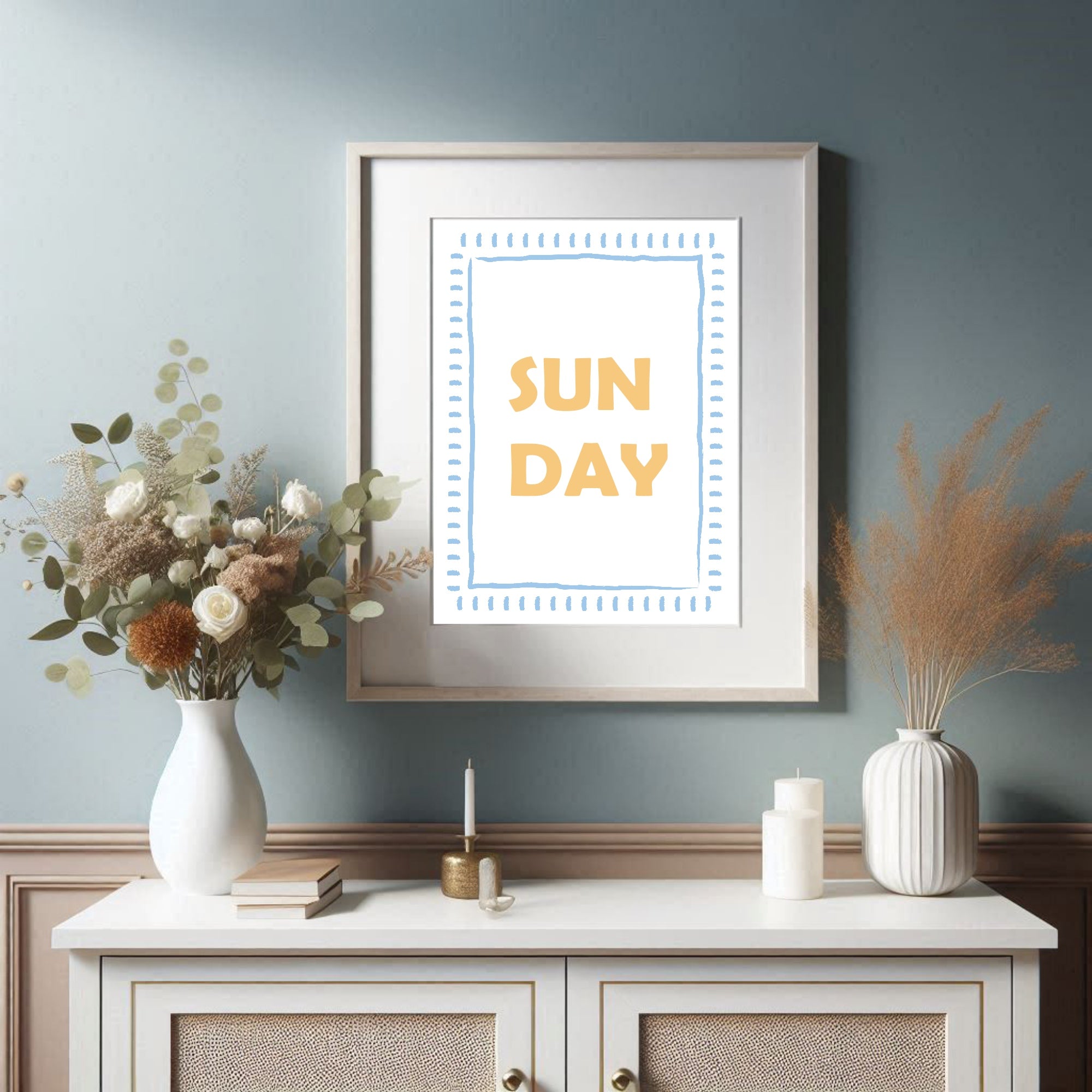 Sun Day Print | Playful Summer Wall Art