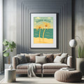 Sunny Mood Print | Palm Tree Summer Wall Art