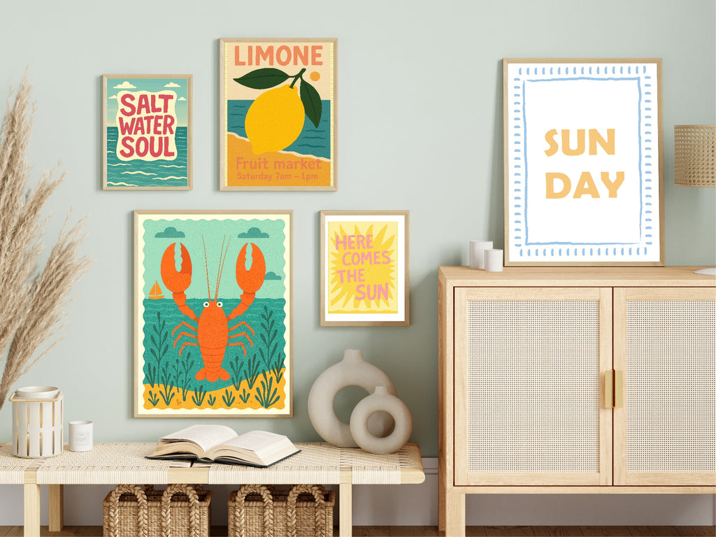 Here Comes The Sun Wall Art Print