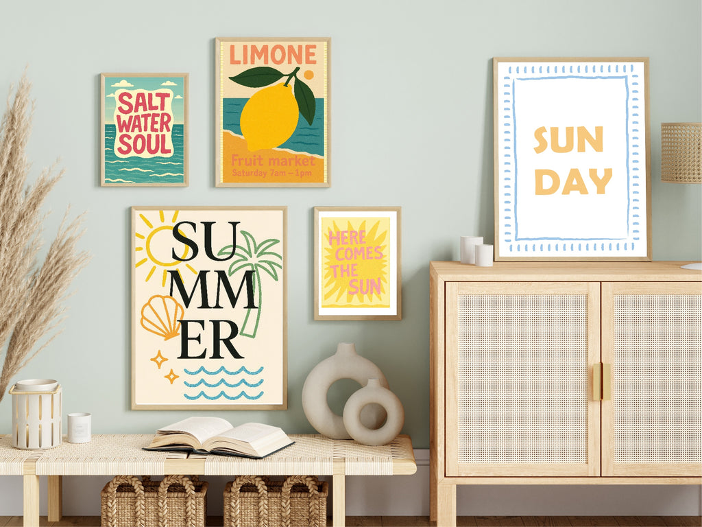 Here Comes The Sun Wall Art Print