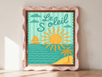 Le Soleil Wall Art Print