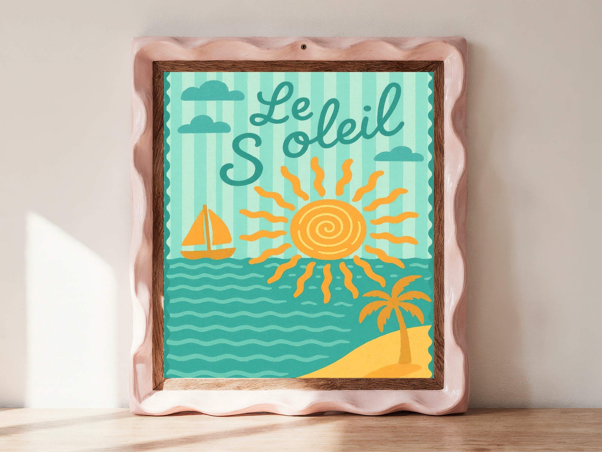 Le Soleil Wall Art Print