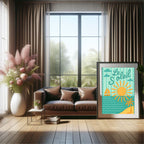 Le Soleil Wall Art Print