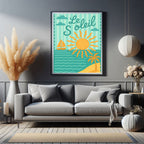 Le Soleil Wall Art Print