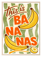 This Is Bananas Print | Fun Fruit Wall Art
