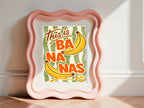 This Is Bananas Print | Fun Fruit Wall Art