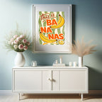 This Is Bananas Print | Fun Fruit Wall Art