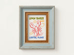 Lemon Squeeze & Lobster Please Print | Coastal Wall Art