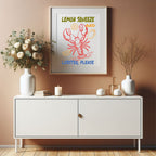 Lemon Squeeze & Lobster Please Print | Coastal Wall Art