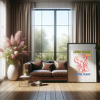 Lemon Squeeze & Lobster Please Print | Coastal Wall Art