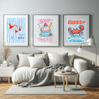 If Crabby, Return To The Beach Wall Art Print