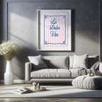 La Dolce Vita Print | Colourful Italian Wall Art