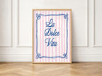 La Dolce Vita Print | Colourful Italian Wall Art