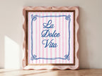 La Dolce Vita Print | Colourful Italian Wall Art