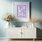 Oyster Lover Print | Playful Coastal Wall Art