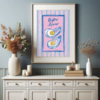 Oyster Lover Print | Playful Coastal Wall Art
