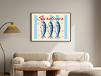 Sardines Landscape Wall Art Print