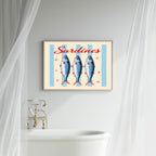 Sardines Landscape Wall Art Print