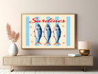 Sardines Landscape Wall Art Print